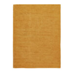 TAPIS JAUNE MOUTARDE