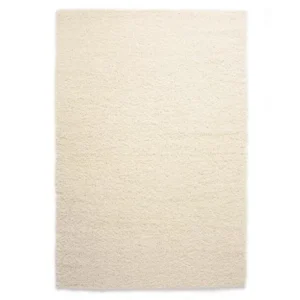 TAPIS ÉCRU A POIL LONG