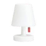 LAMPE DE TABLE EN POLYETHYLENE BLANC