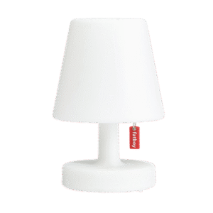LAMPE DE TABLE EN POLYETHYLENE BLANC