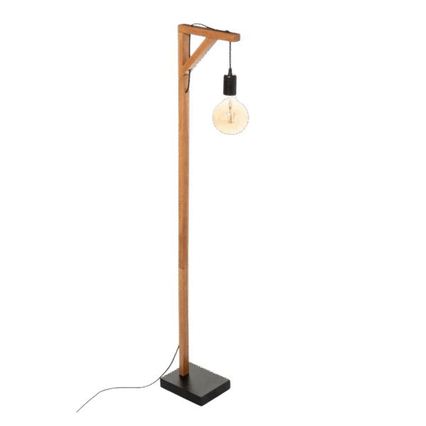LAMPADAIRE EN BOIS – Image 1
