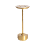 LAMPE DE TABLE EN MÉTAL DORÉ