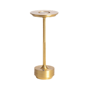LAMPE DE TABLE EN MÉTAL DORÉ