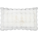 Coussin effet fourrure rectangle