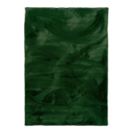 Tapis vert sapin effet fourrure